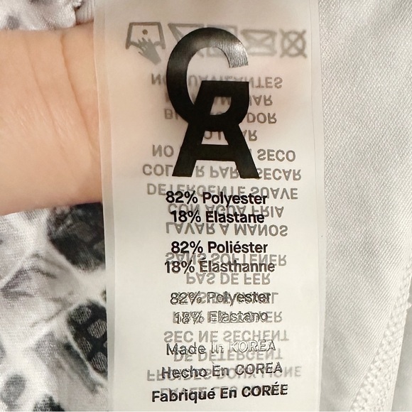 Good American Python Foil Zig Zag High Waisted Leggings - Picture 7 of 8